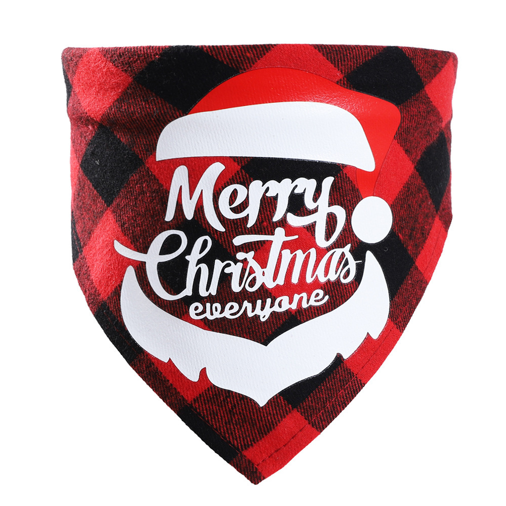 DIY Dog Triangle Christmas Pet Saliva Towel - Image 10