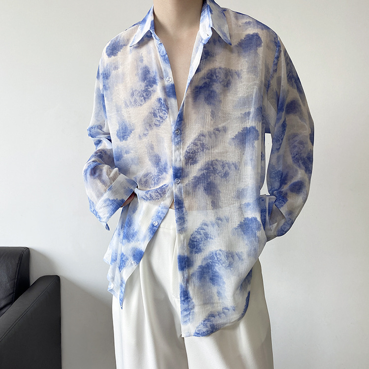 Summer Tulle Long Sleeve Shirt - Image 6