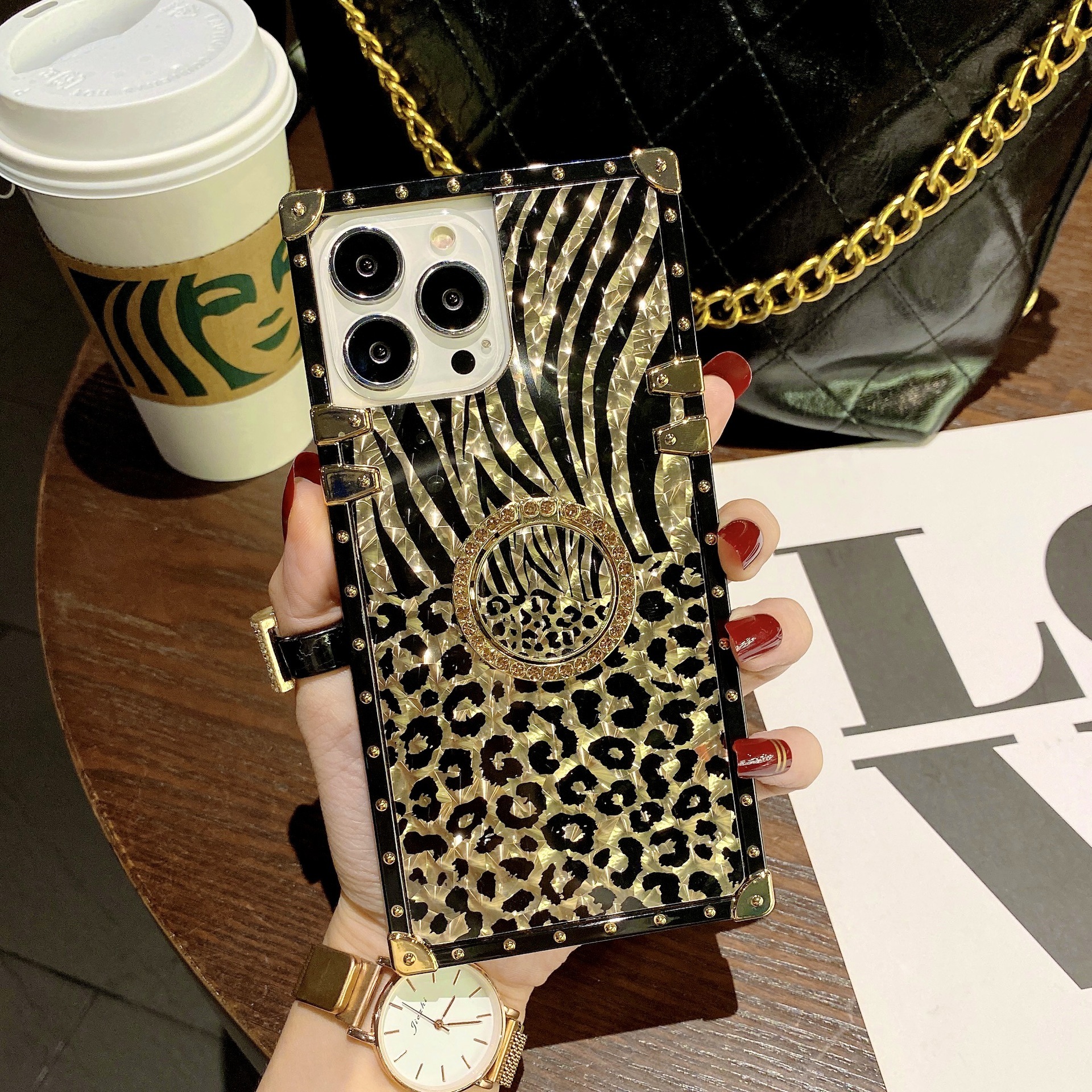 Fashion Colorful Leopard Phone Case
