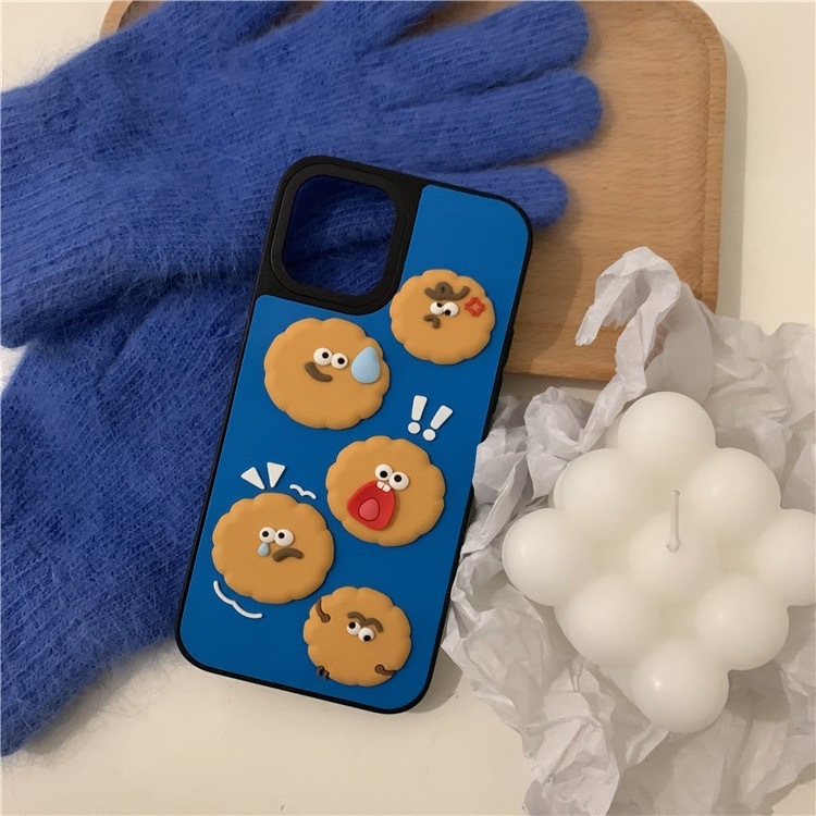 Three-dimensional Biscuit Expression Phone Case - Image 3