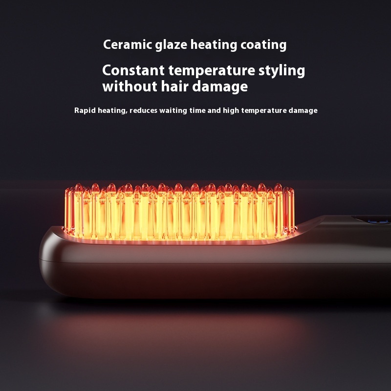 USB Ceramic LCD Heating Straight Comb - Image 6