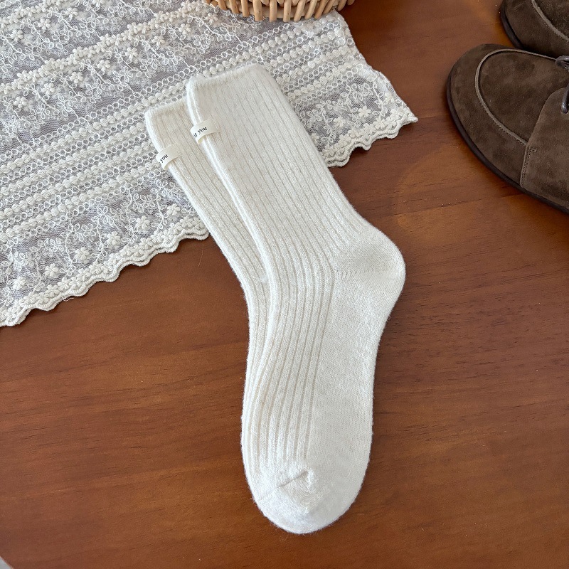 Japanese-style Warm Wool Socks For Girls - Image 6