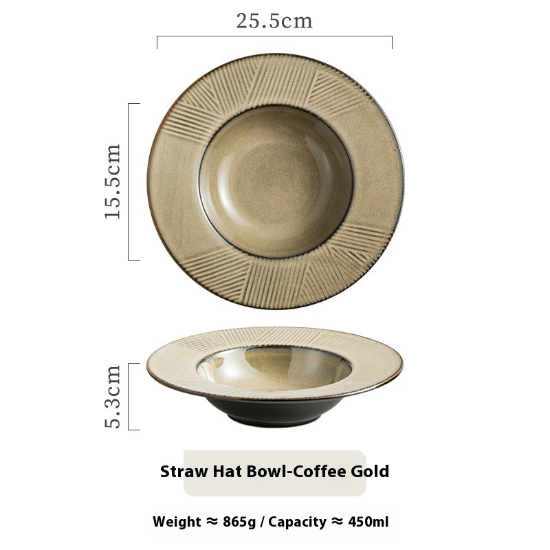 Table-Mounted Thick Soup Deep Plates - Image 3