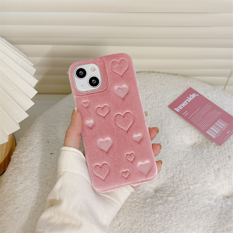 Plush Full Screen Love Phone Case - Image 3