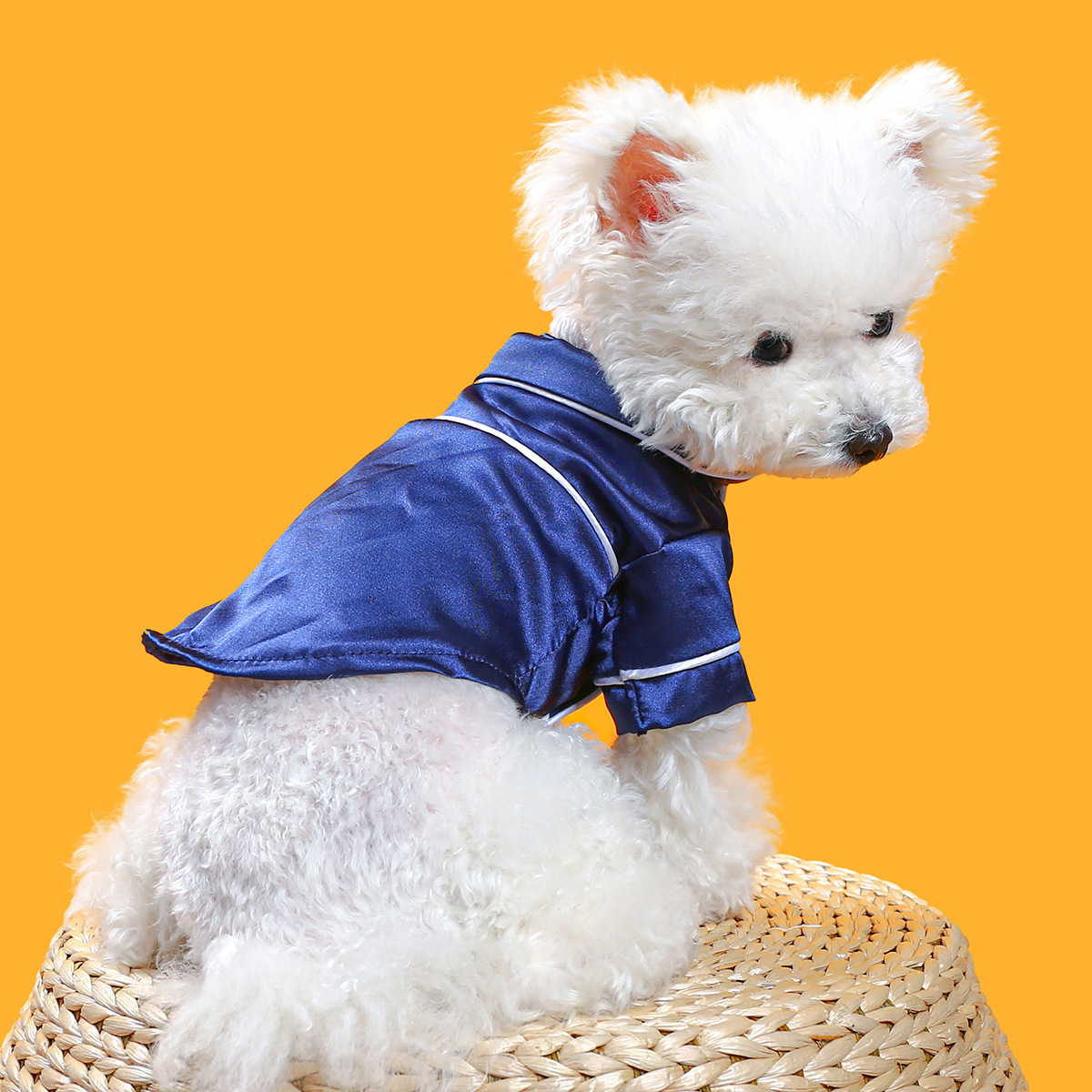Comfortable Silk Pet Clothing Pajamas - Image 2
