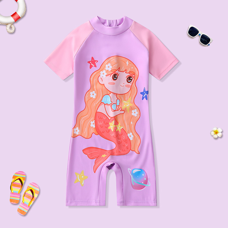 Children Sun Protection One Piece Swimsuit - Image 7