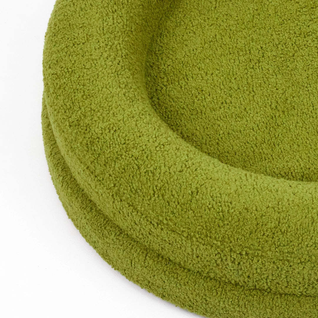 Household Solid Color Leisure Round Cat Bed - Image 5