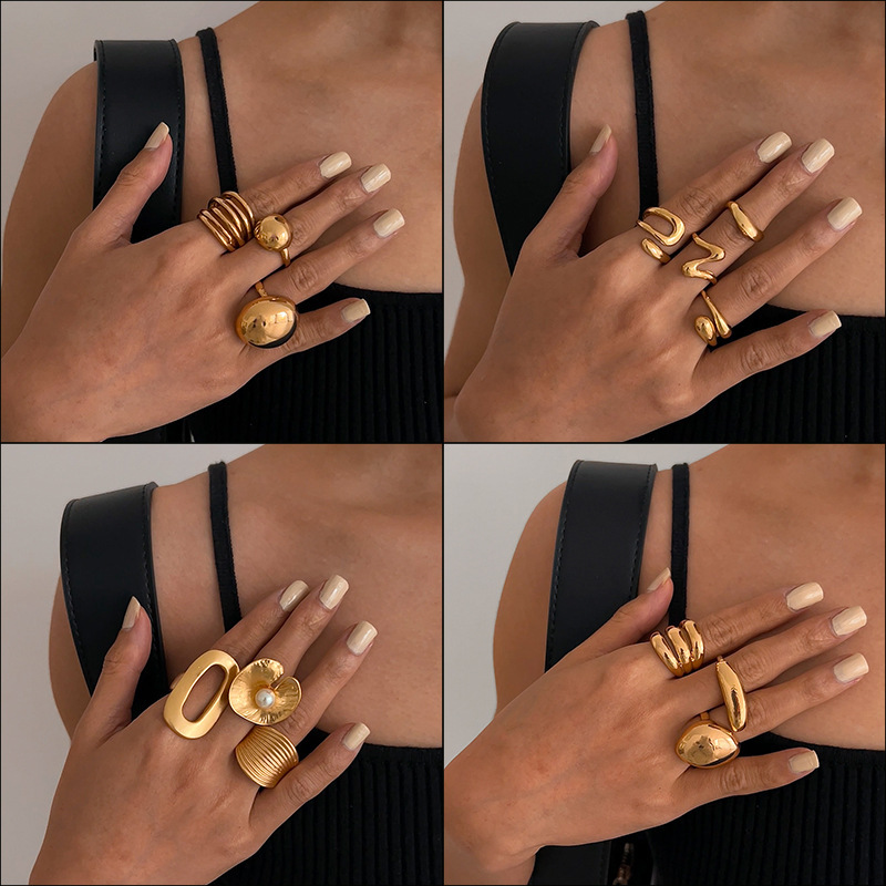 Irregular Smooth Opening Ring