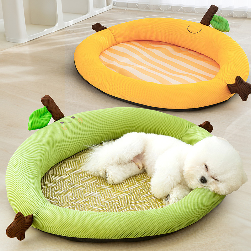 Fruit Teddy Backrest Cat Kennel Nest