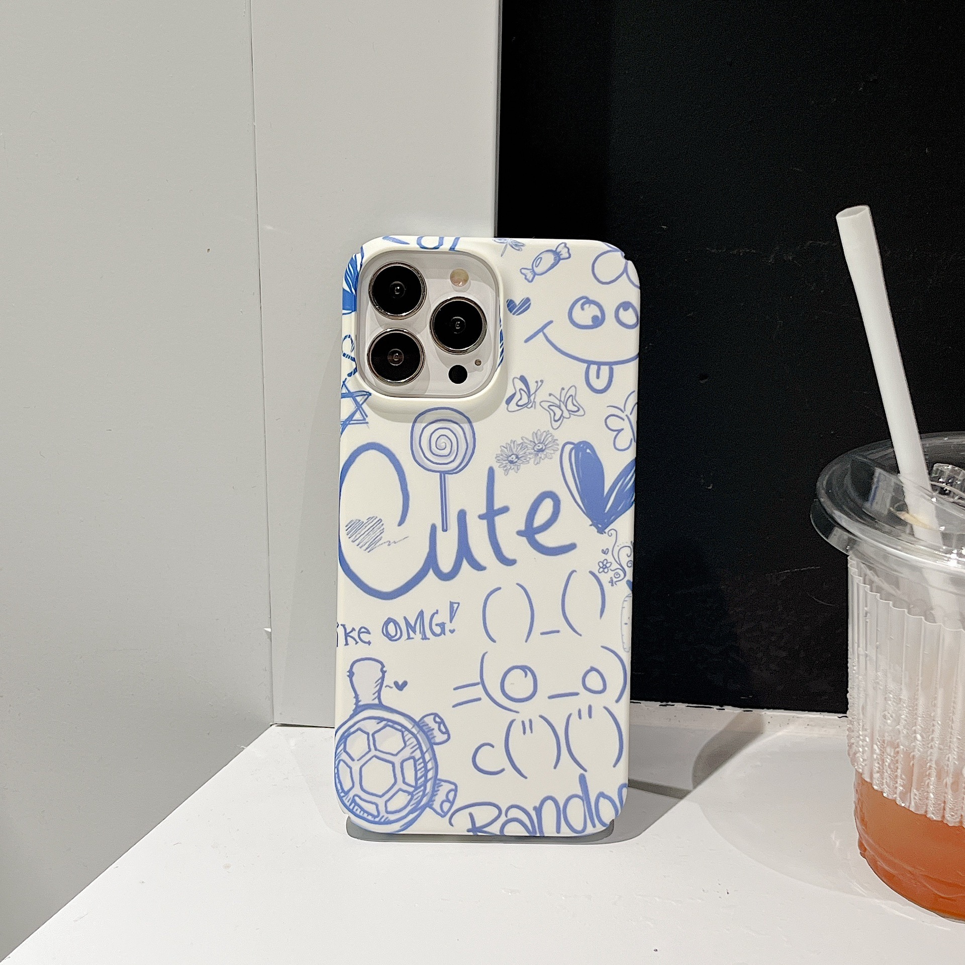 Plastic Oil Painting Phone Case - Image 3