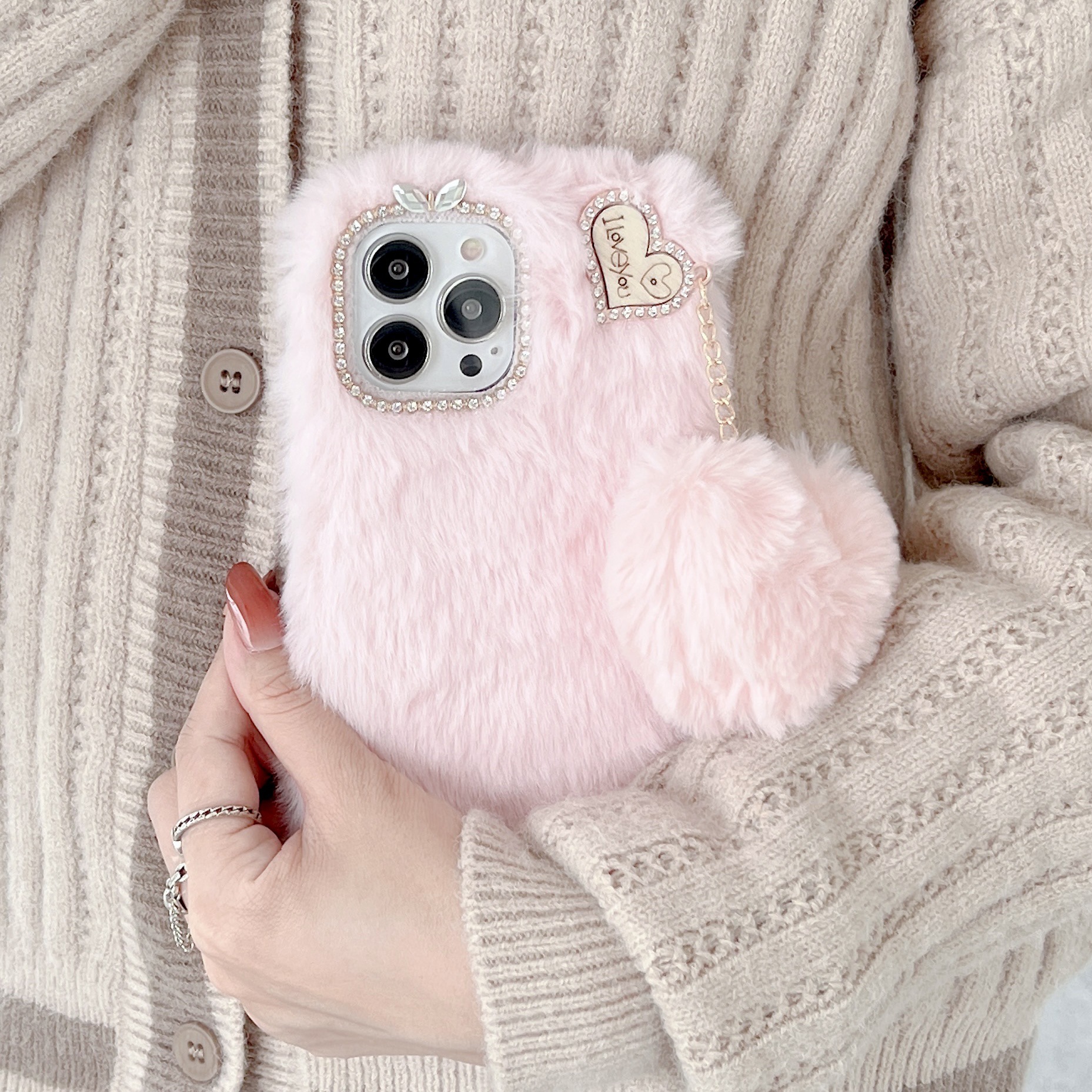 Winter Plush Mobile Phone Case - Image 10
