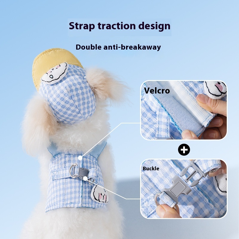 Outdoor Sunshade Pet Hand Holding Chest Strap - Image 2