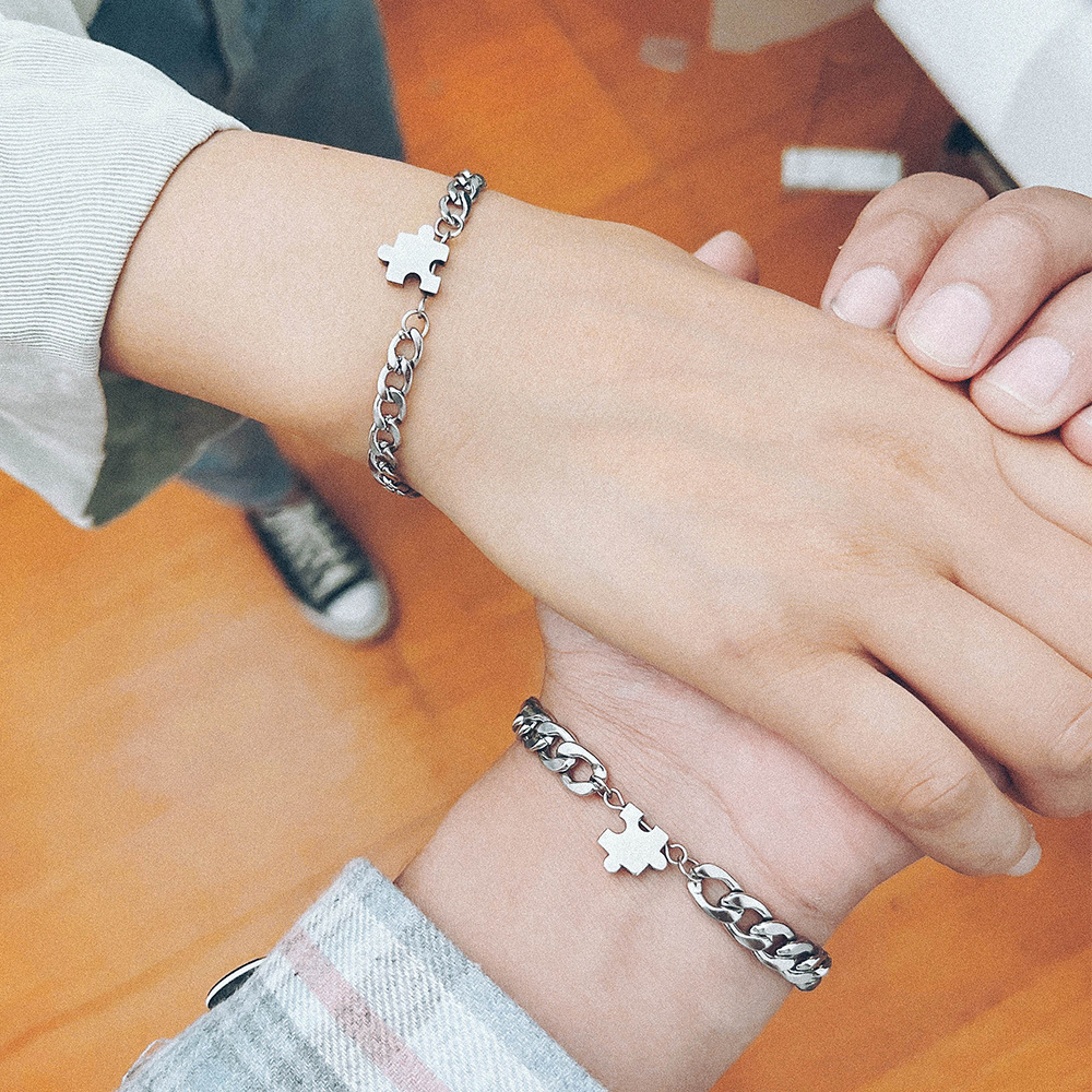 Titanium Jewelry Bracelet Set For Men - Image 2