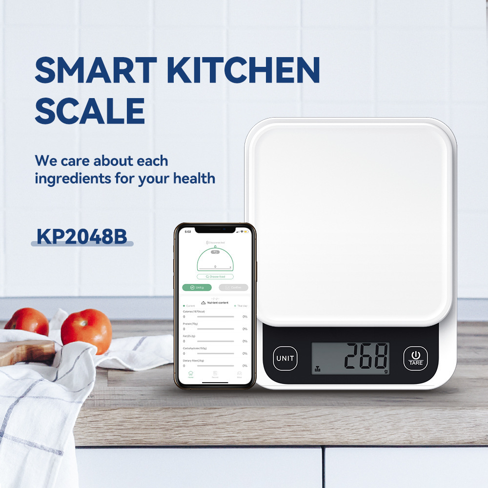 Smart Nutrition Digital Scale with Calculator App