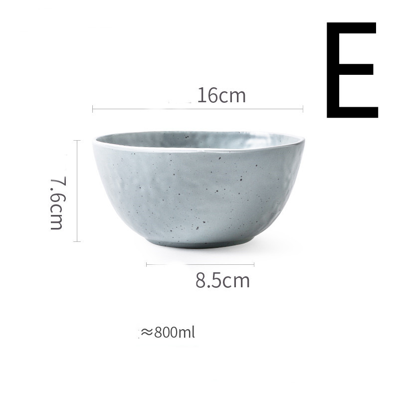 Household Dotted Black Matte Tableware Set - Image 7
