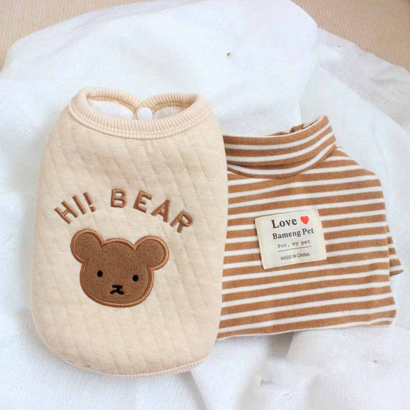 Winter Thick Pet Cotton Vest Suit - Image 4