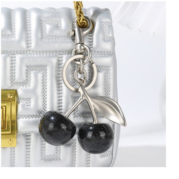 Fashion Cherry Pendant Keychain - Image 5