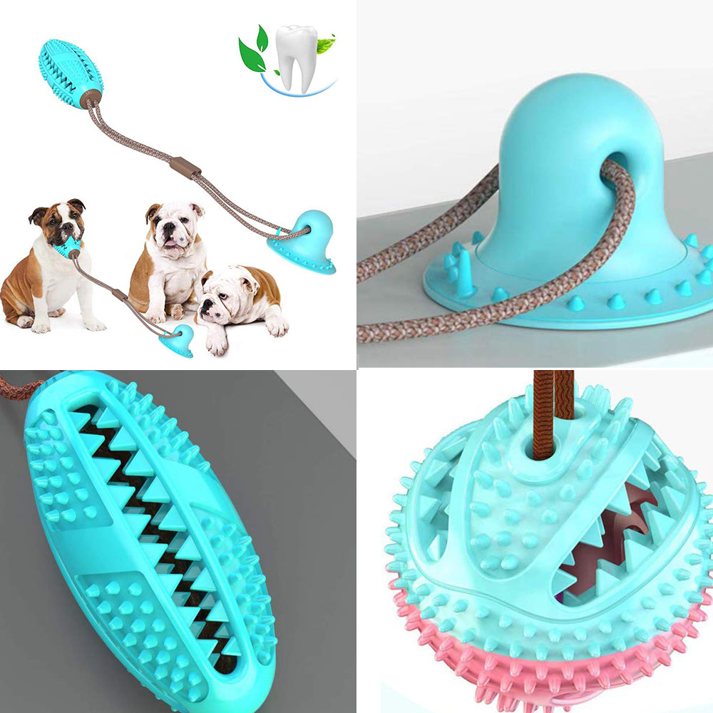 Silicon Interactive Dog Suction Cup Tug Ball - Image 2