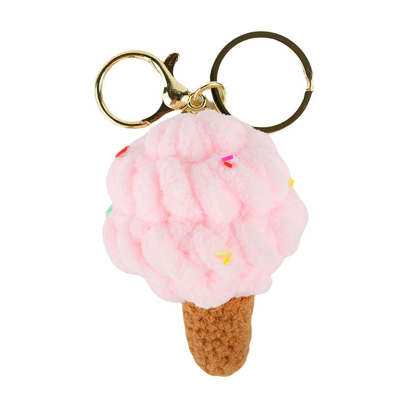 Original Plush Colorful Ice Cream Keychain - Image 10