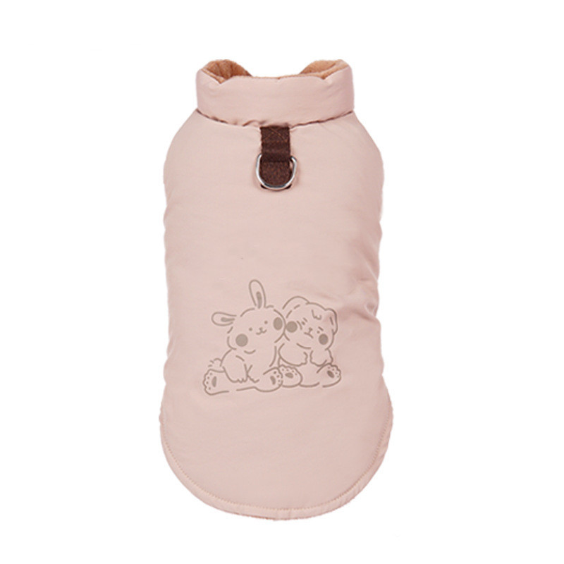 Cute Printed Pet Dog Warm Jacket - Image 4