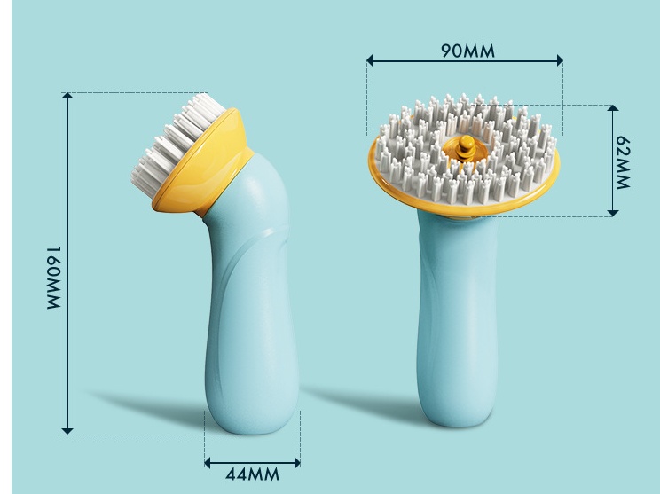Hand-Held Pet Shower Grooming Brush - Image 3