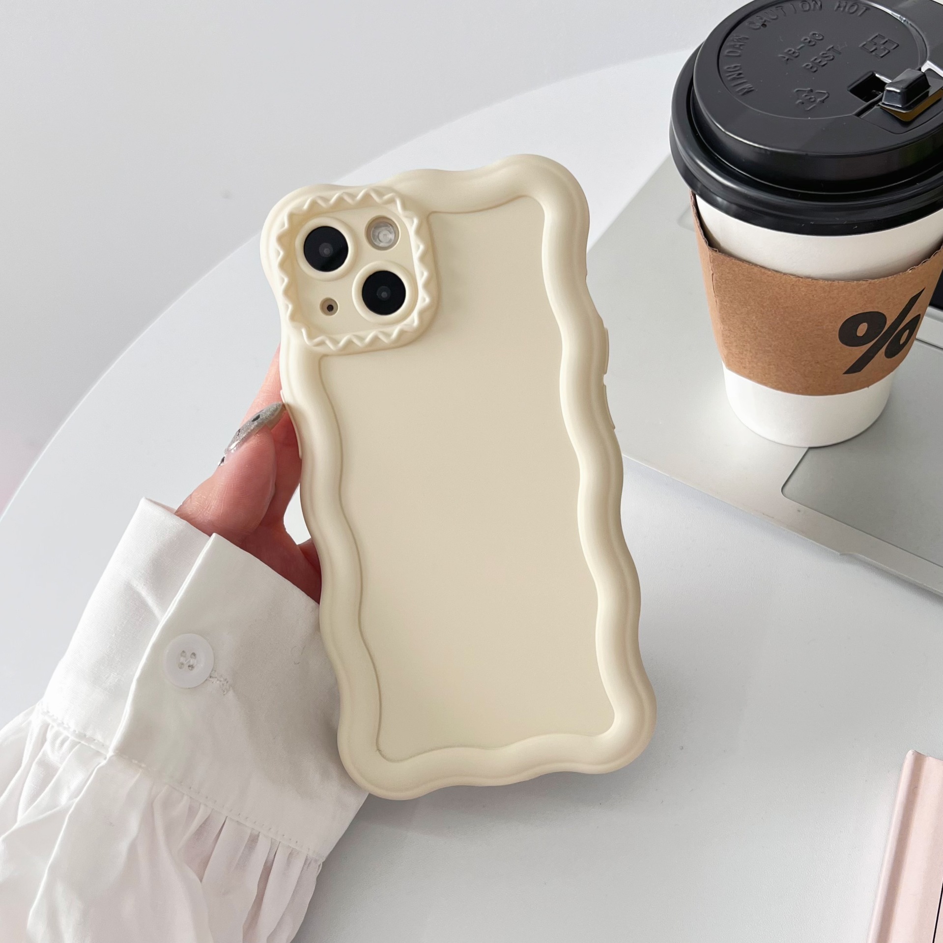 Solid Liquid Cream Wind Phone Case - Image 2