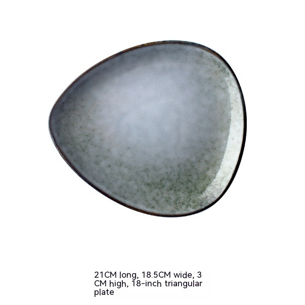 Retro Irregular Flaw Salad Plates - Image 8