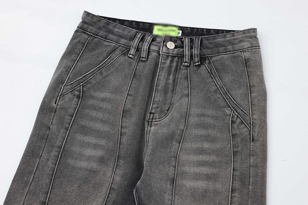 Fashion Tie-dye Gradient Denim Trousers Men - Image 9
