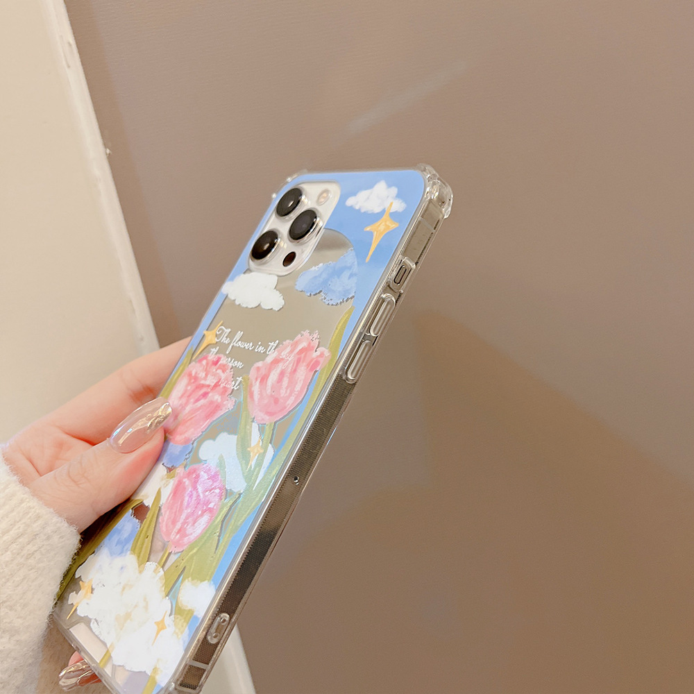 Silicone Literary Tulip Phone Case - Image 3