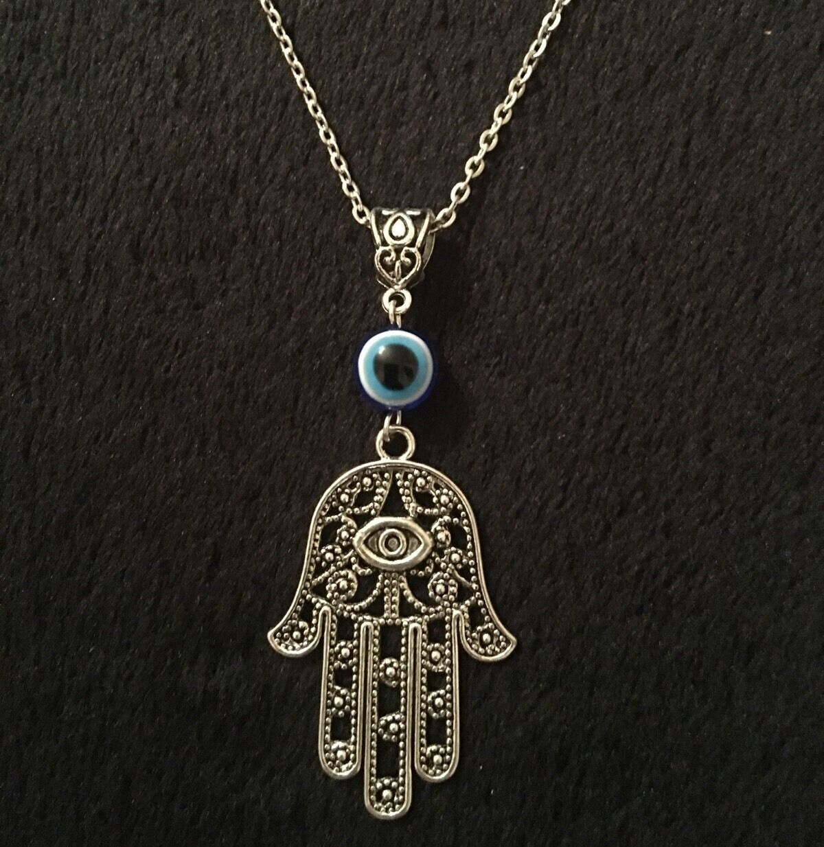 Devil's Eye Palm Tree Of Life Keychain - Image 3