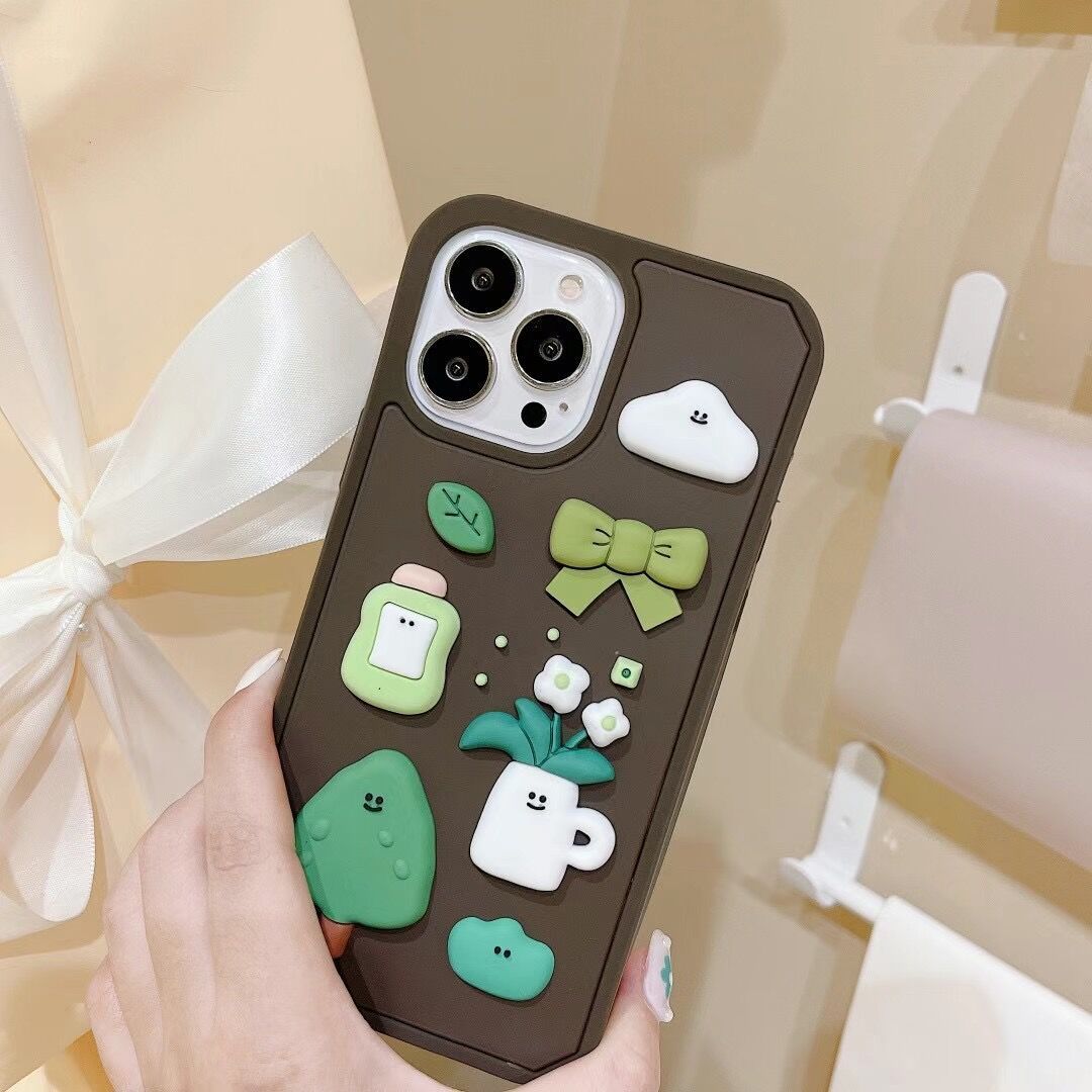 Three-Dimensional Cloud Plant Phone Case - Image 5