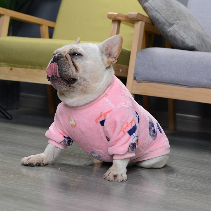Pet Fashion French Plush Pajamas Suit - Image 3