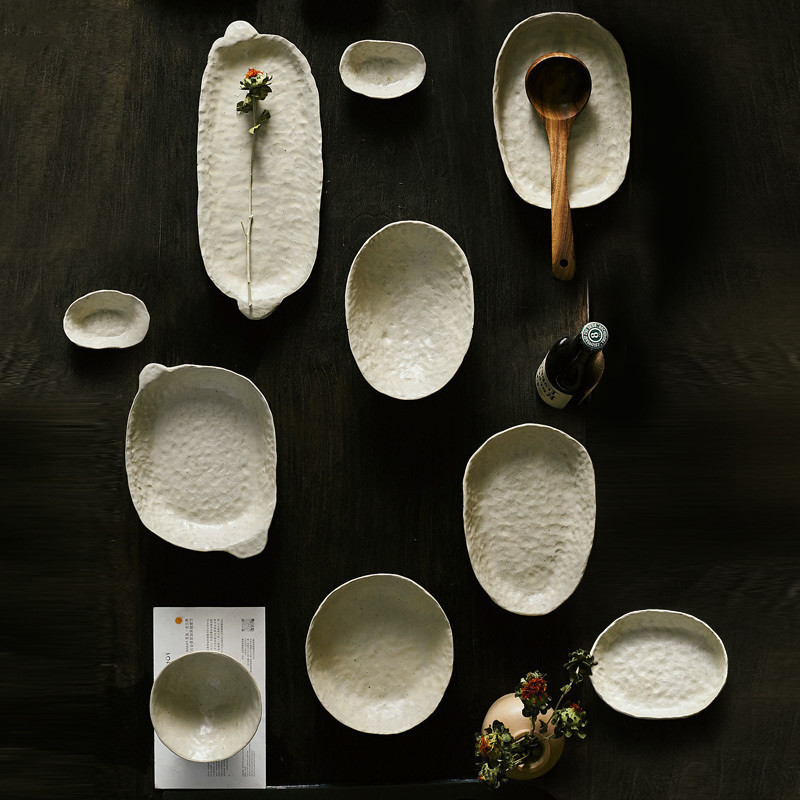 Hand Kneading Irregular Personalized Plates