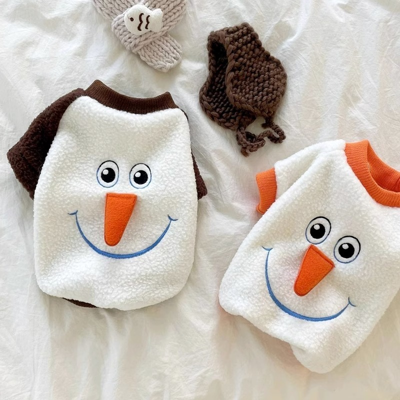Funny Transformation Snowman Dog Hoodie - Image 5