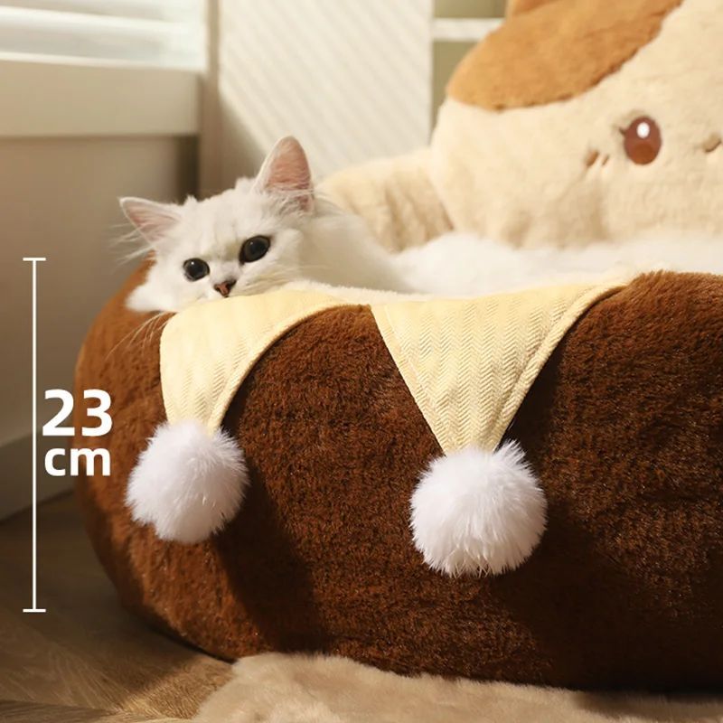 Deep Cats Sleep Soft Cushion Bed - Image 2