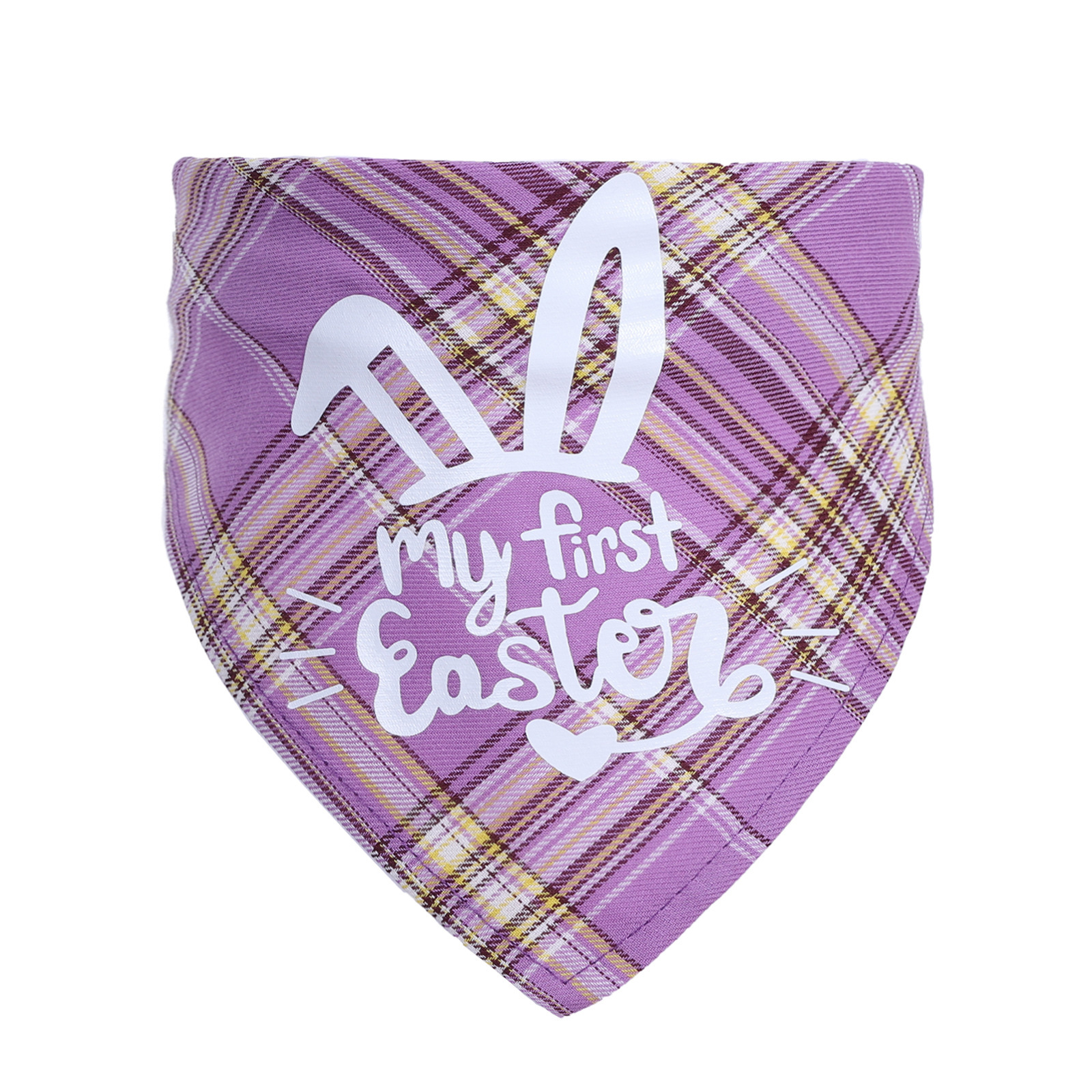 Single Layer Easter Bunny Pet Triangle Towel - Image 4