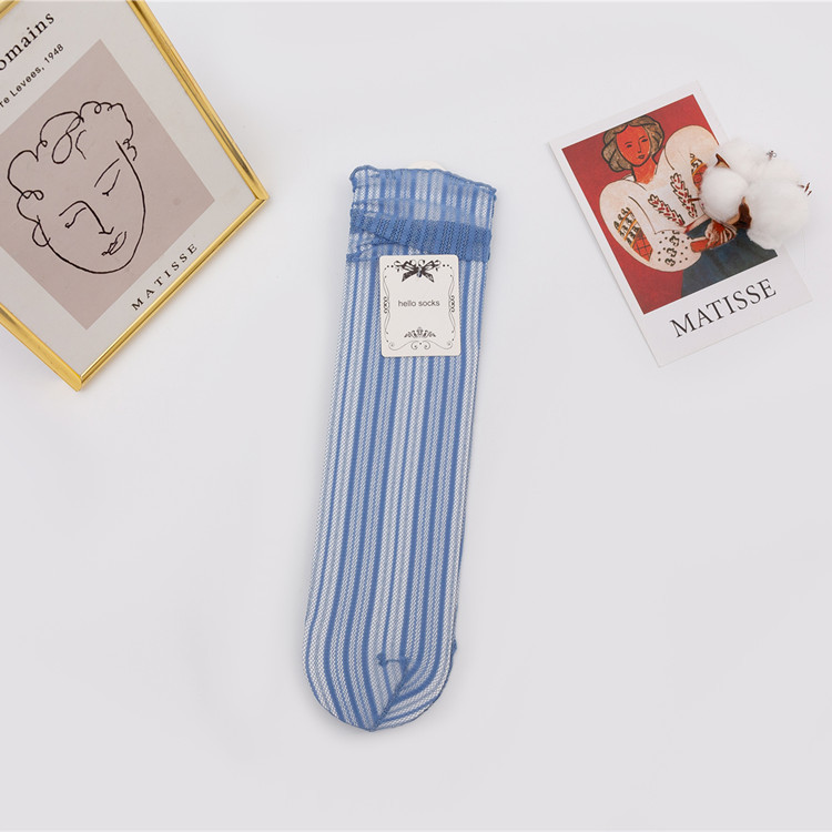 Japanese Mesh Bunching Women Socks - Image 10