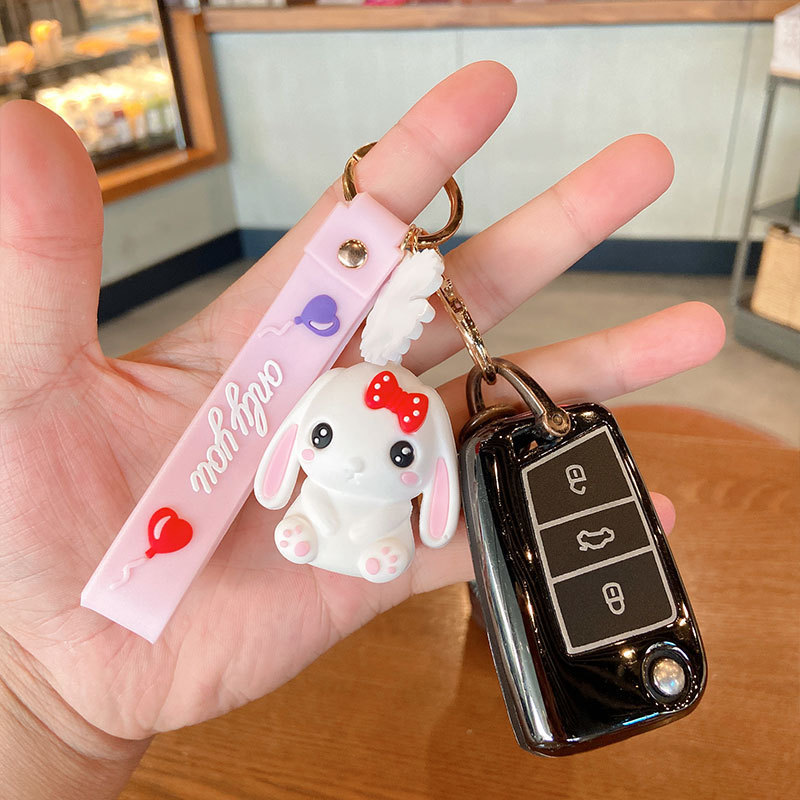Cute Soft Rubber Doll Keychain - Image 4