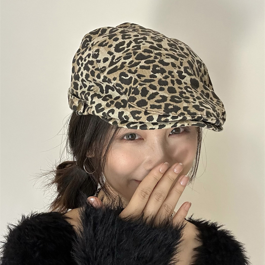 Classic Leopard Print Street Hats