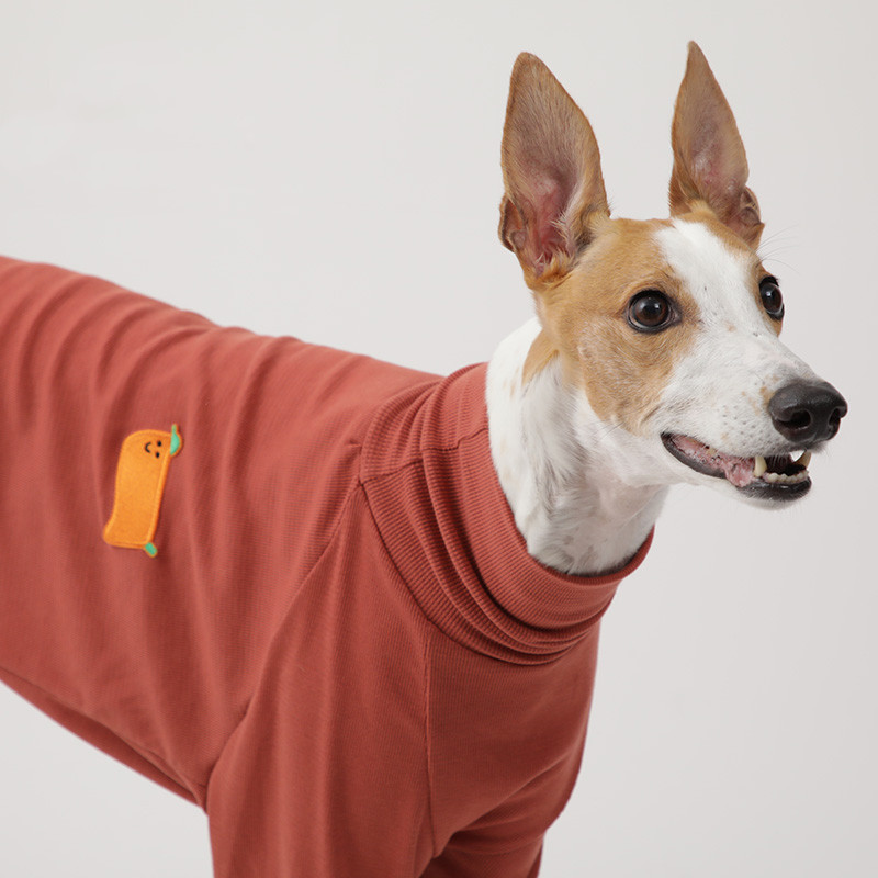 Waffle High Collar Dog Breed Sweater - Image 4