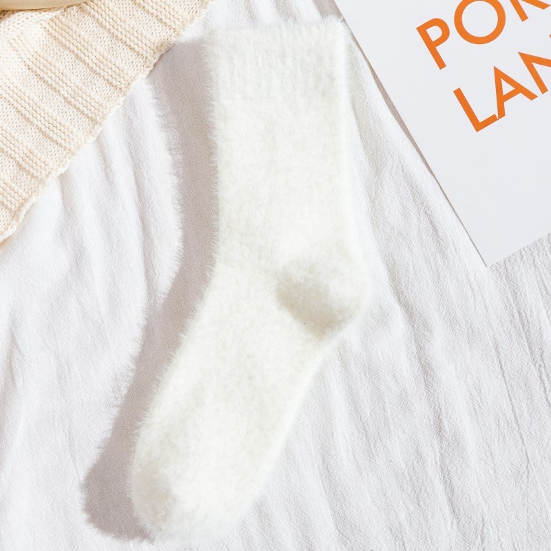 Women Plush Home Sleeping Socks - Image 7