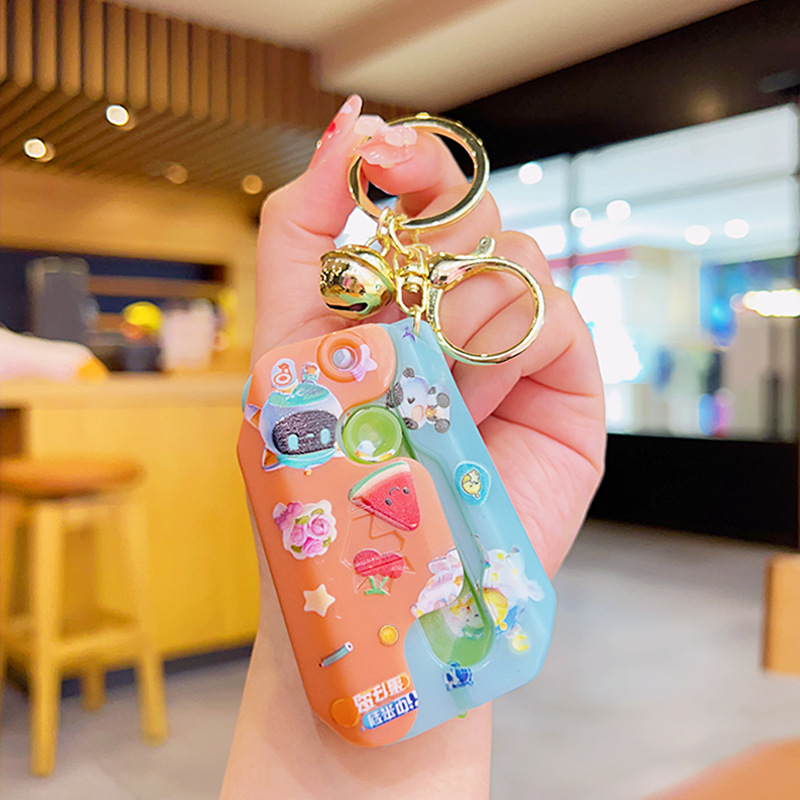Luminous Cartoon Radish Knife Keychain - Image 4