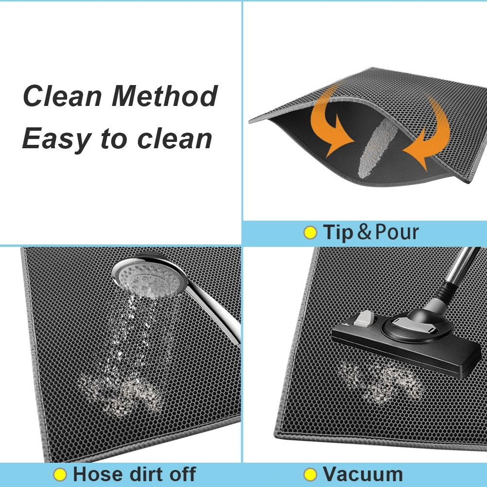 Honeycomb Double Layer EVA Cat Litter Pad - Image 2