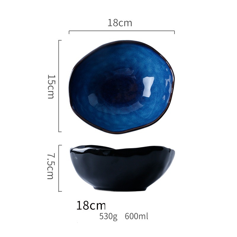 Household Ceramic Western Irregular Plates - Image 6