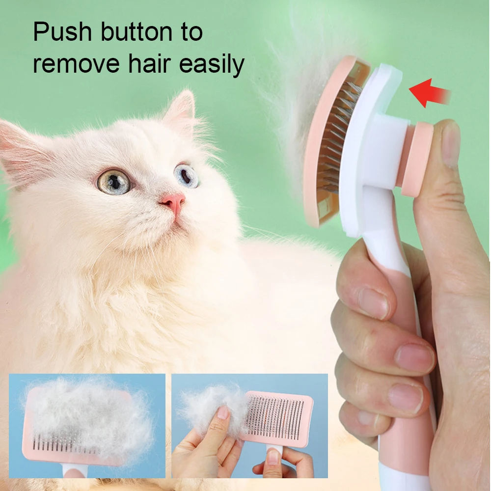 Pet Dog Self Cleaning Slicker Brush For Dogs - Image 7