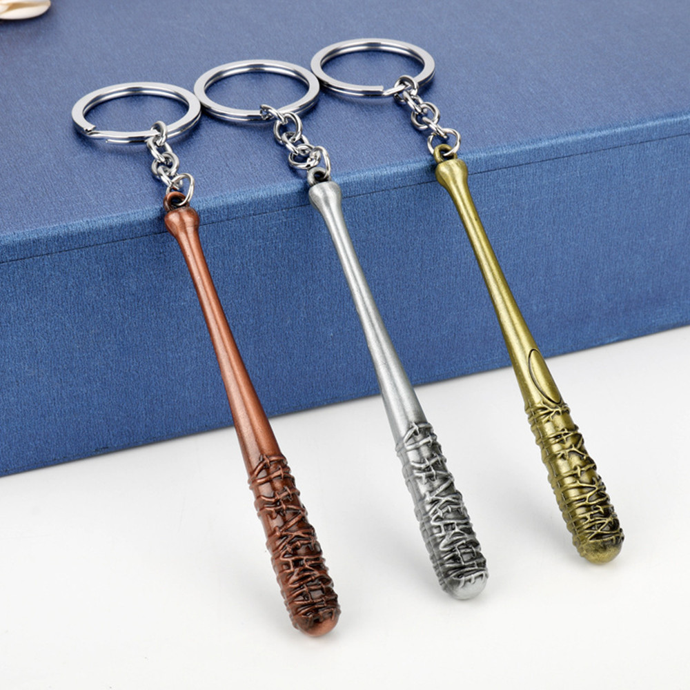 Fashion Alloy Baseball Bat Keychain
