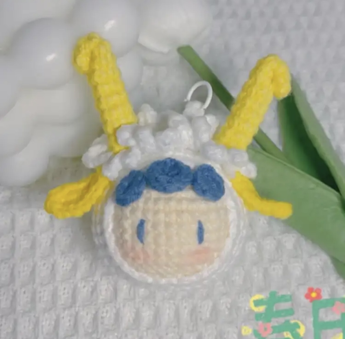 Crocheted Pendant Knitted Doll Keychain - Image 9