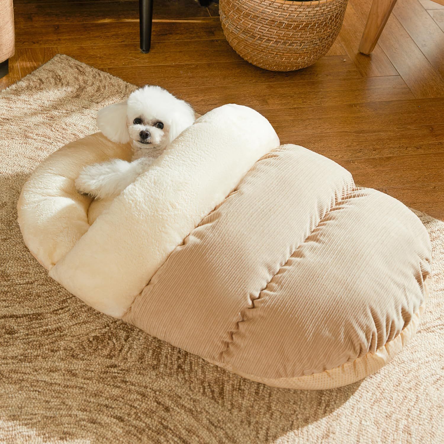 Ultra Soft Cute Plush Cat Cave Bed