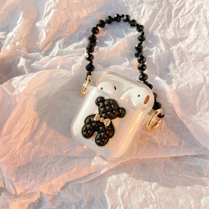 Little Black Bear Binaural Wireless Protective Case