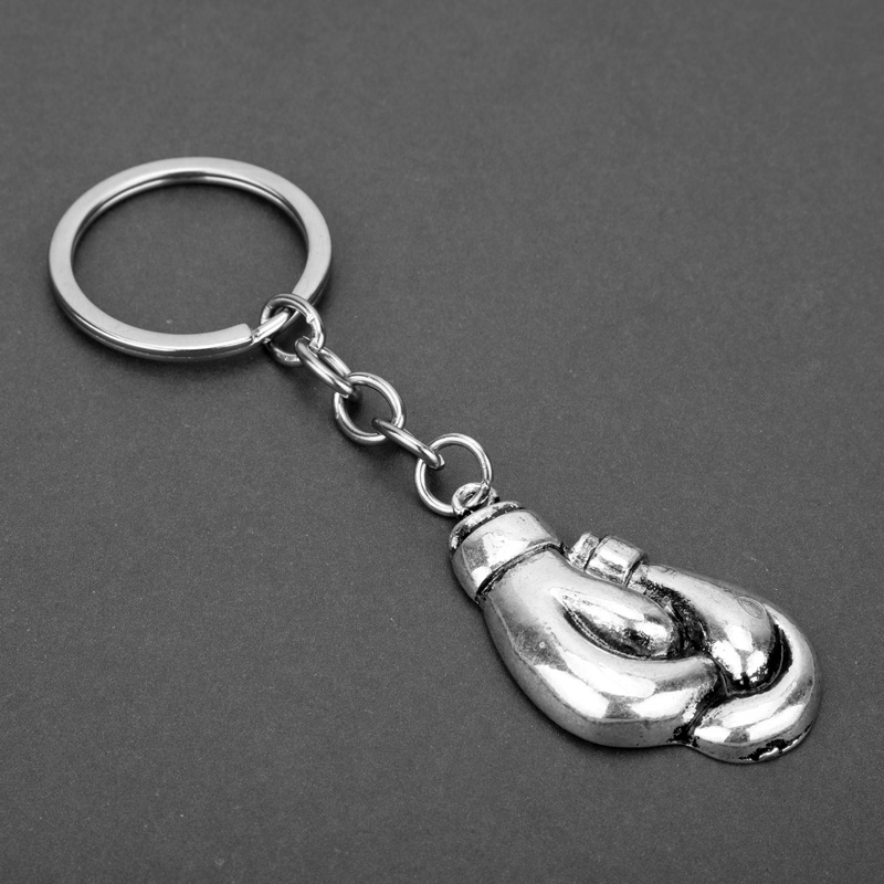 Boxing Gloves Metal Keychain Pendant - Image 5